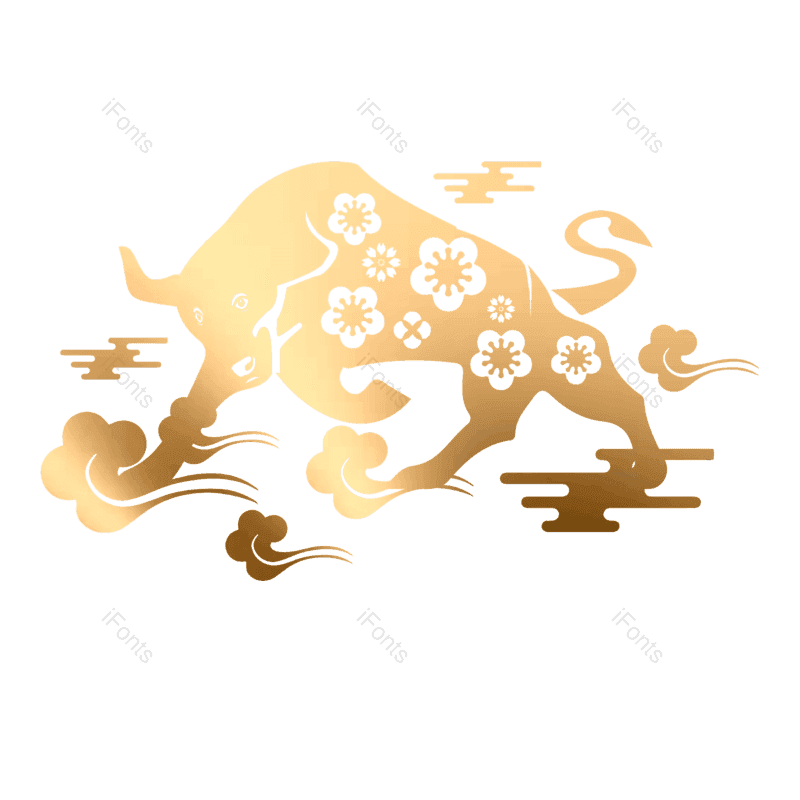 春节图片,剪纸元素,元旦PNG,元旦节免抠素材